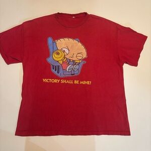 2005 Family guy stewie griffin victory shall be mine shirt